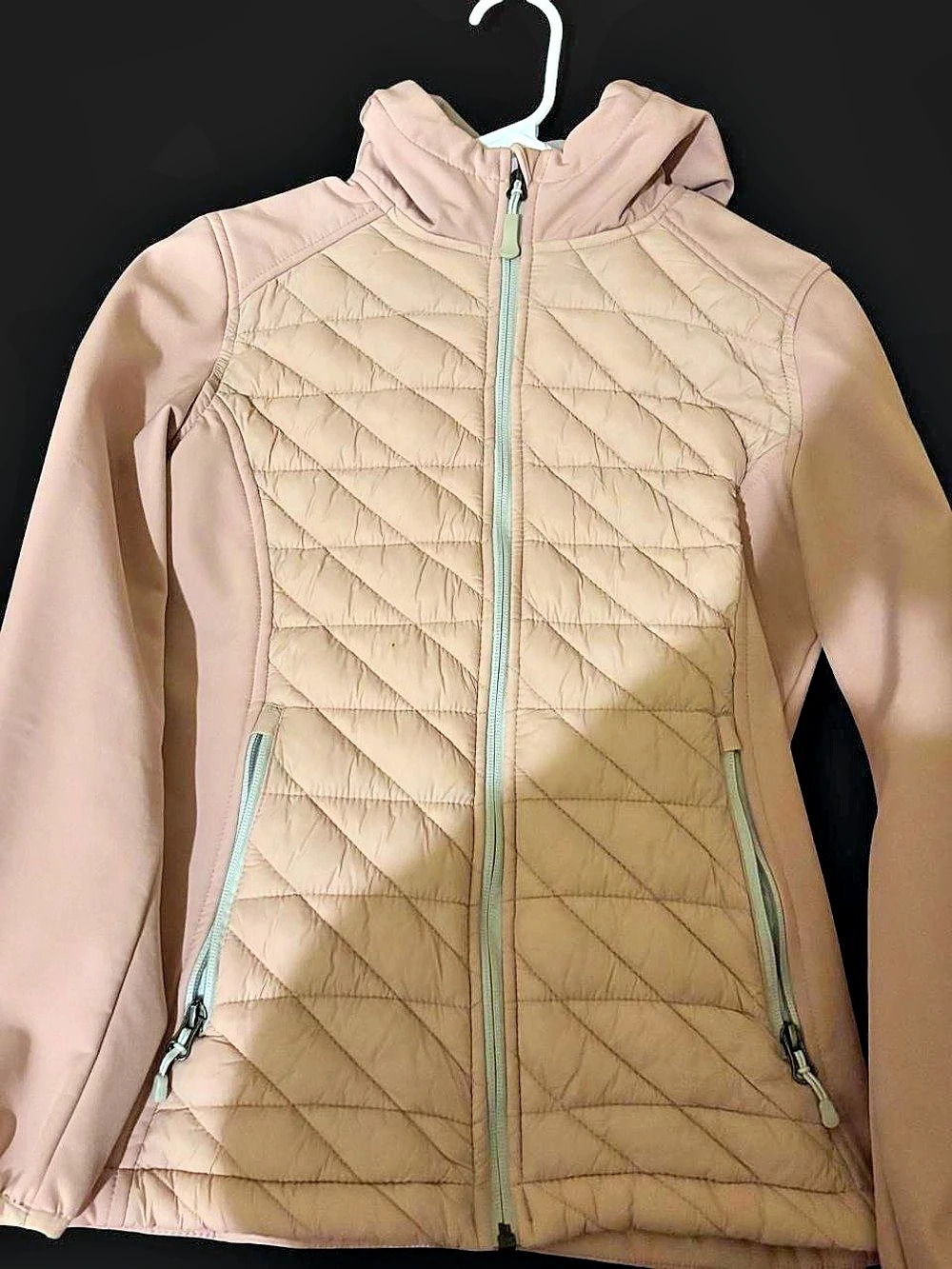 Snozu Girls Pink Puffer Jacket Size 14/16 Like New